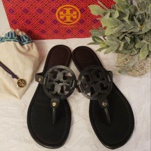 Tory Burch Miller Black Sandals - image 1